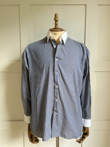 Vintage Peter England Stripe Shirt
